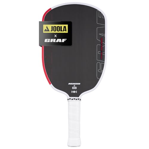 JOOLA GRAF Pro IV 16mm Pickleball Paddle w/Extended Sweet Spot - Carbon Fiber Surface Increases Spin & Control - SK Film for Power & Larger Sweet spot - UPA-A Certified - USAP Approved - NFC Chip